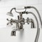 Kingston Brass KS227PN Deck Mount Clawfoot Tub Faucet with Hand Shower, Polished Nickel KS227PN - alternate 3